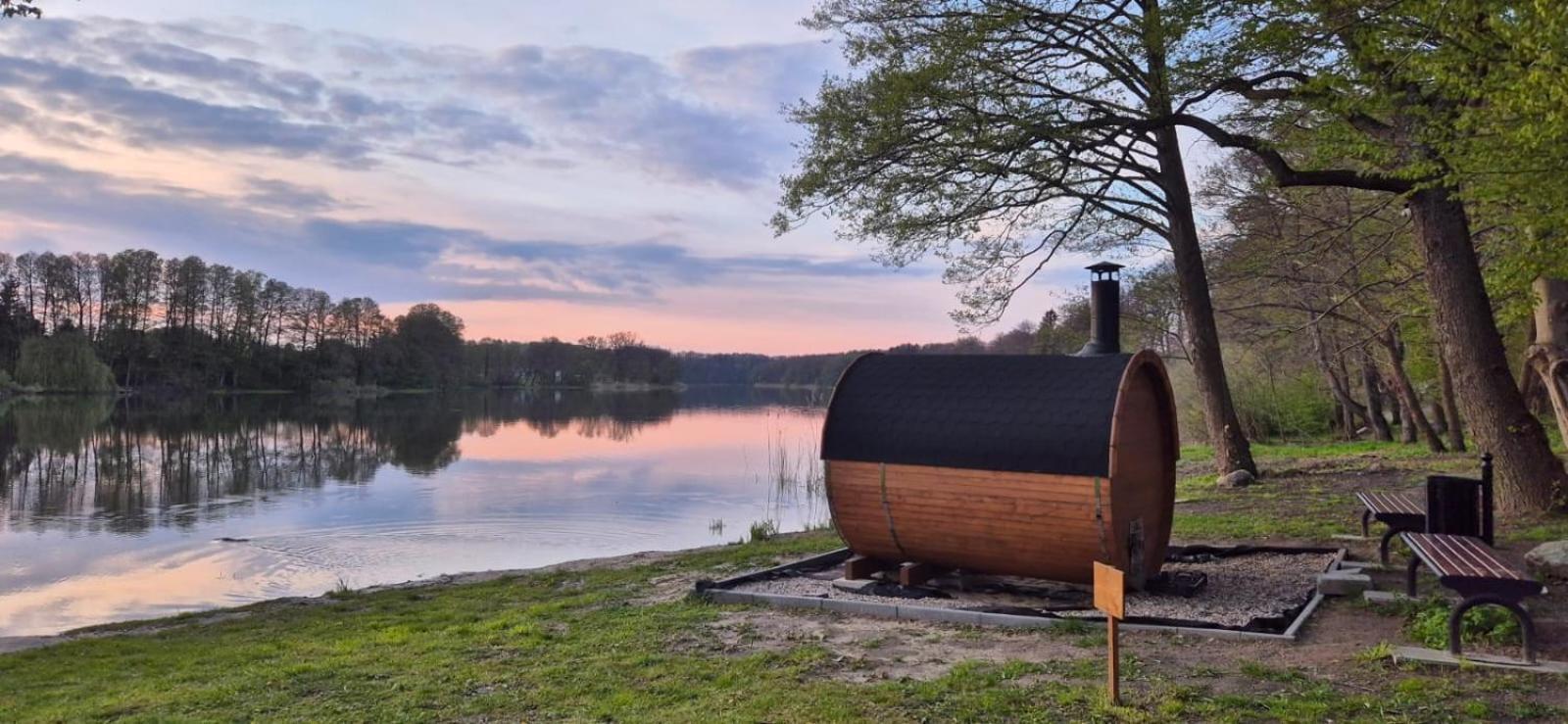 Domek Nad Jeziorem Bystrzyna Świdwin エクステリア 写真